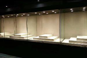 大连某展馆博物馆沿墙展柜